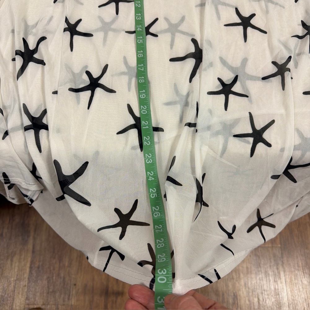 India Boutique Monochrome Starfish Blouse - Picture 12 of 12